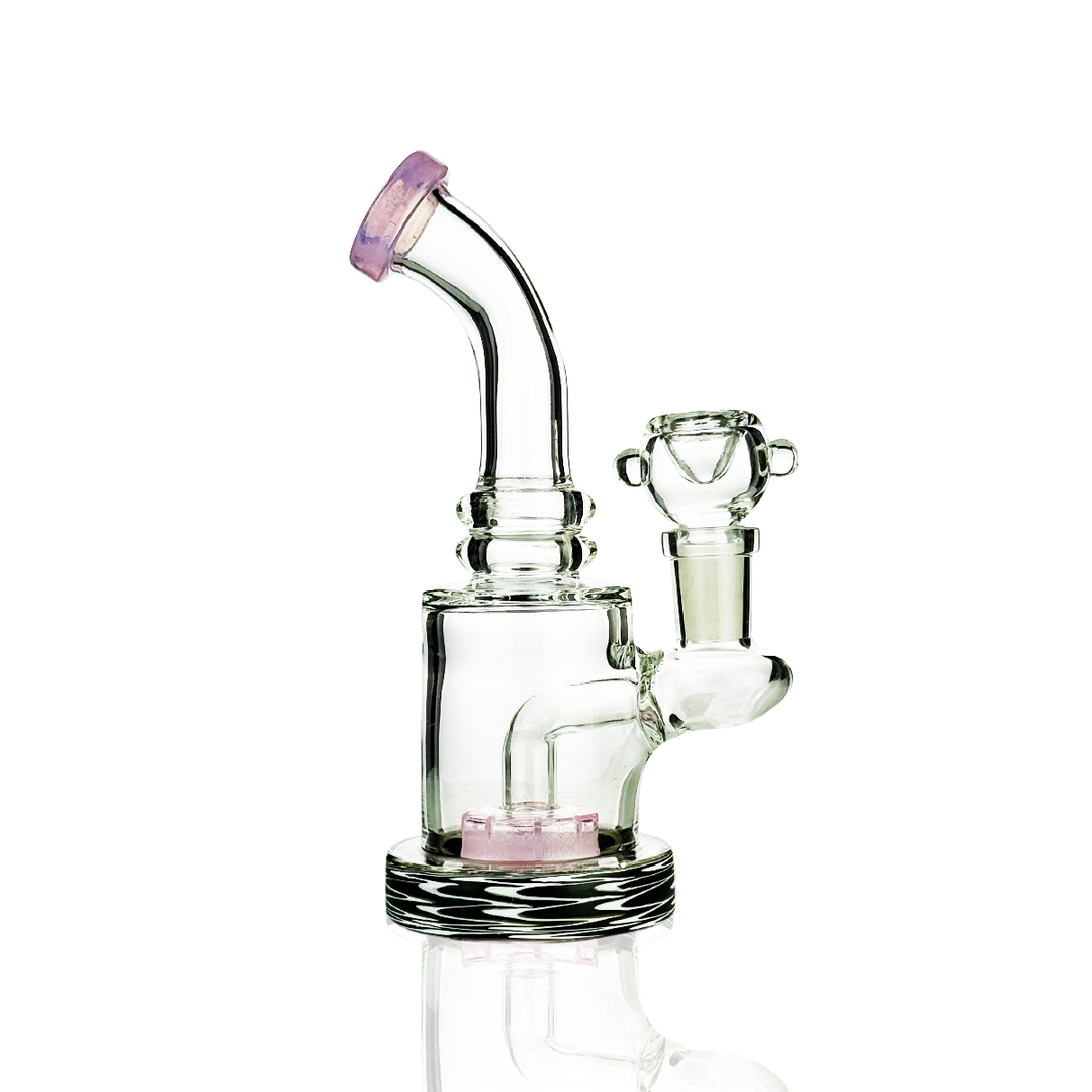 6.5 Inch Water Pipe with Slime Shower Perc and 14mm Bowl