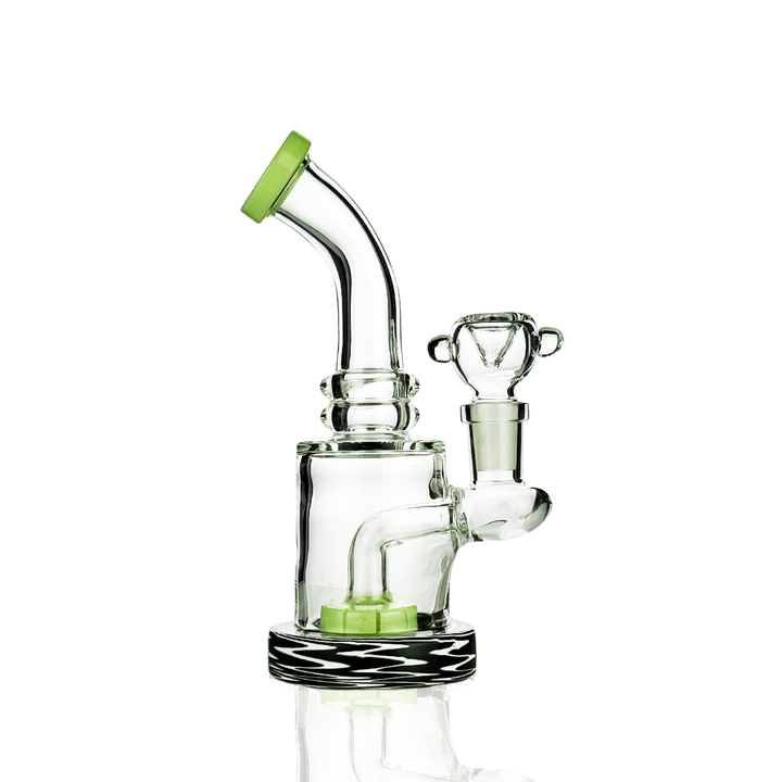6.5 Inch Water Pipe with Slime Shower Perc and 14mm Bowl