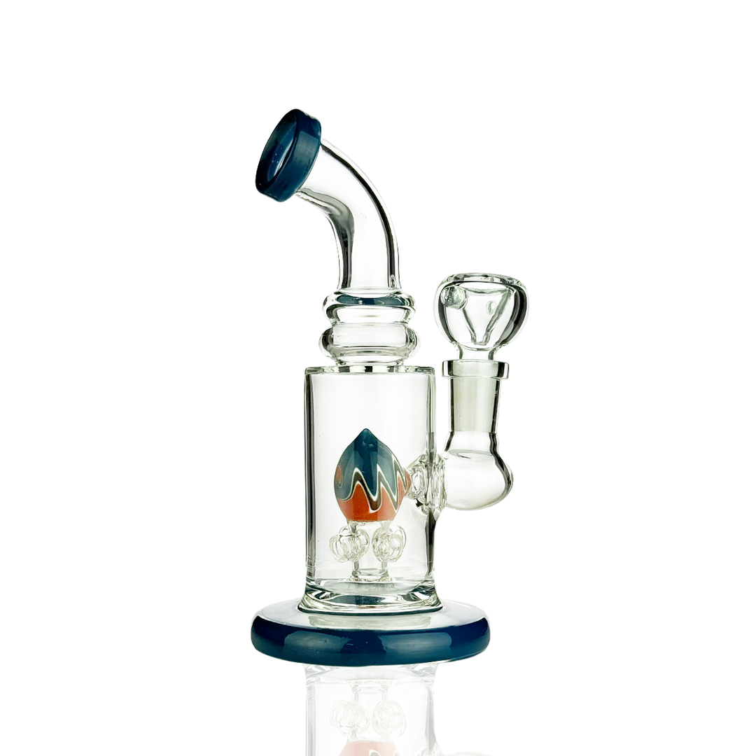 7-Inch Showerhead Perc Water Pipe with 14mm Bowl