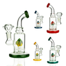 7-Inch Showerhead Perc Water Pipe with 14mm Bowl