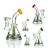 6 Inch Conical Water Pipe with Colored Rod
