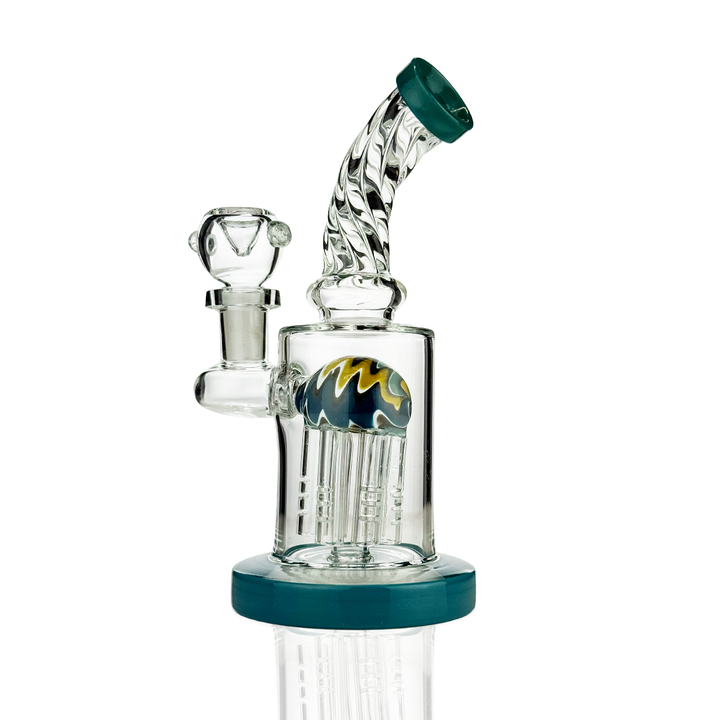 Compact Tree Shower Perc Water Pipe with Dome