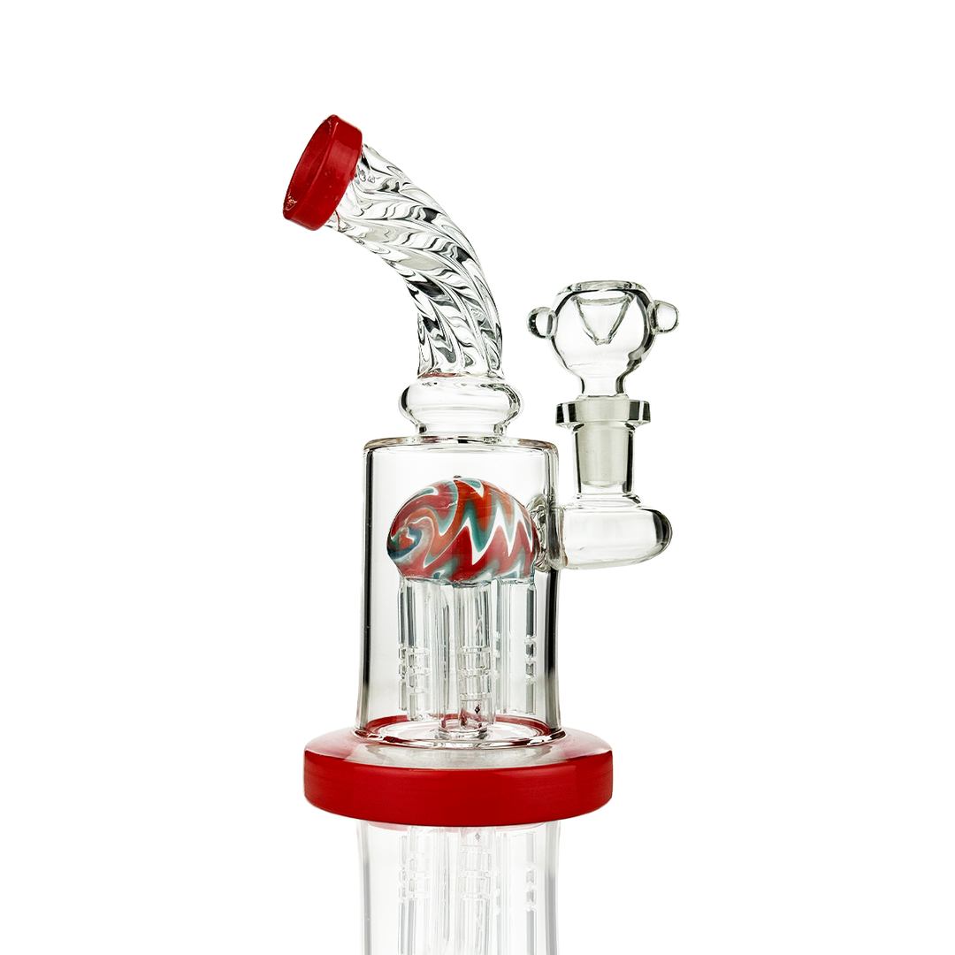 Compact Tree Shower Perc Water Pipe with Dome