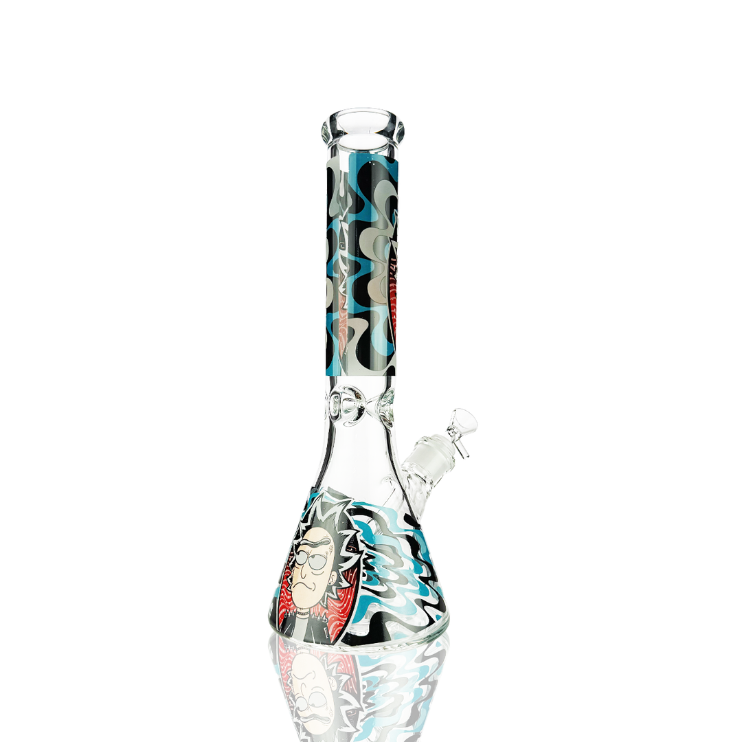 14-Inch 7mm Thick Beaker Bong with 14mm Bowl