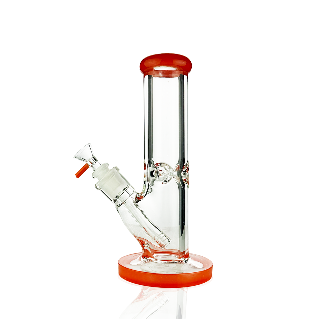 10-Inch Thick Glass Straight Tube Water Pipe