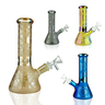 8 Inch Frosted Beaker Water Pipe with Male Bowl