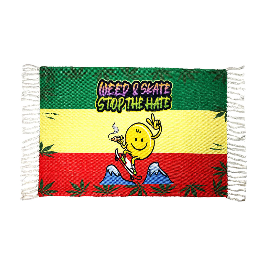 Skate Design Doormat - 2ft x 3ft Printed Pet Yarn