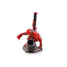Red Creature Resin Hand Pipe with Ceramic Bowl