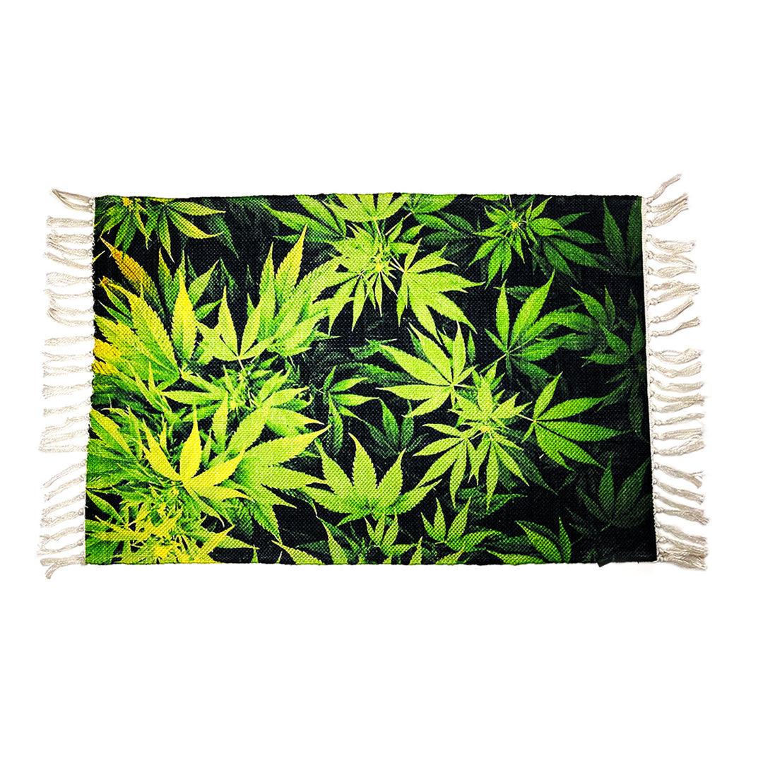 Herbal Leaf Pattern Doormat 2ft x 3ft
