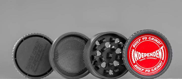 Independent Black 4-Piece Medium Hemp Grinder