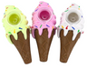Fun Silicone Ice Cream Cone Hand Pipe