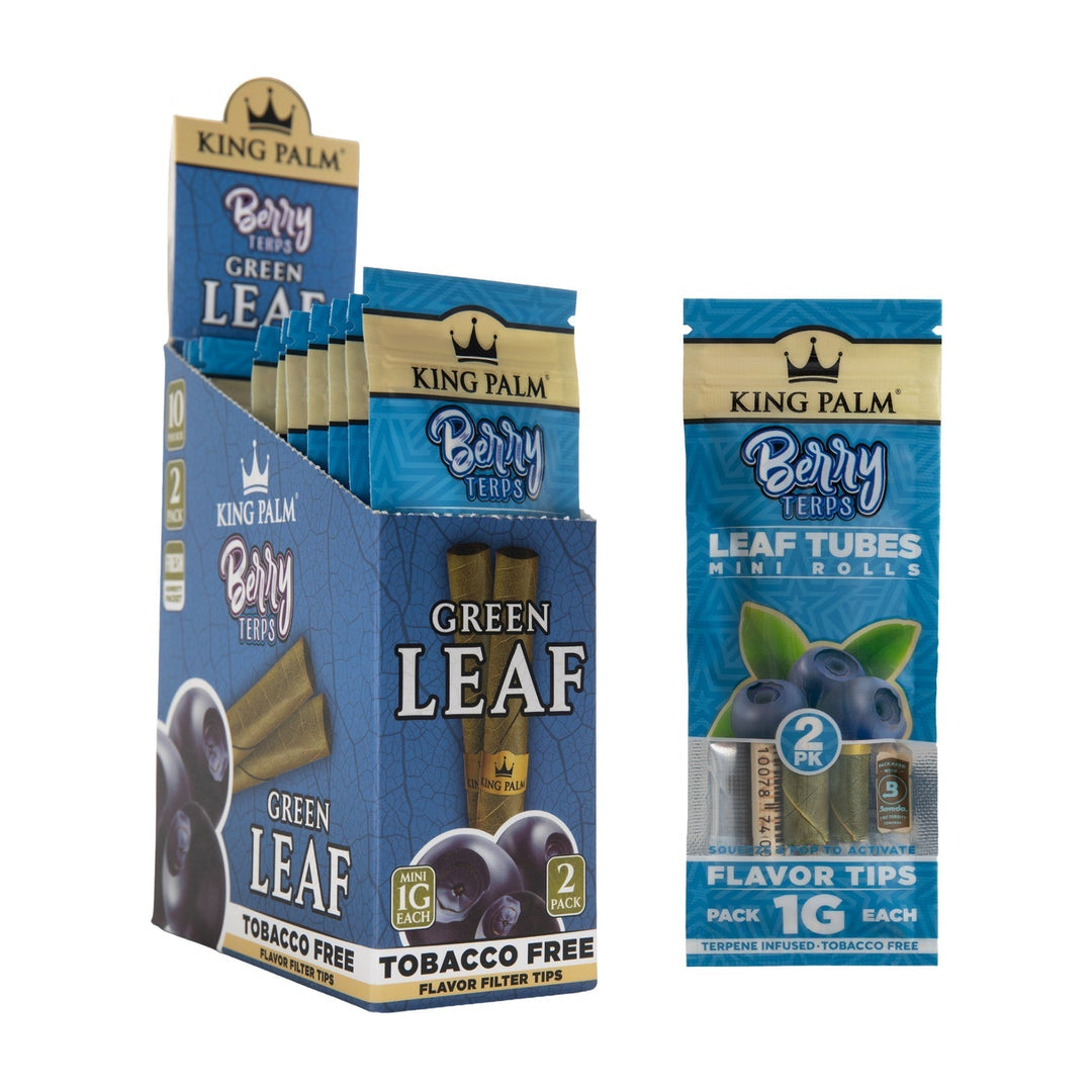 King Palm Flavored Mini Rolls Display Box