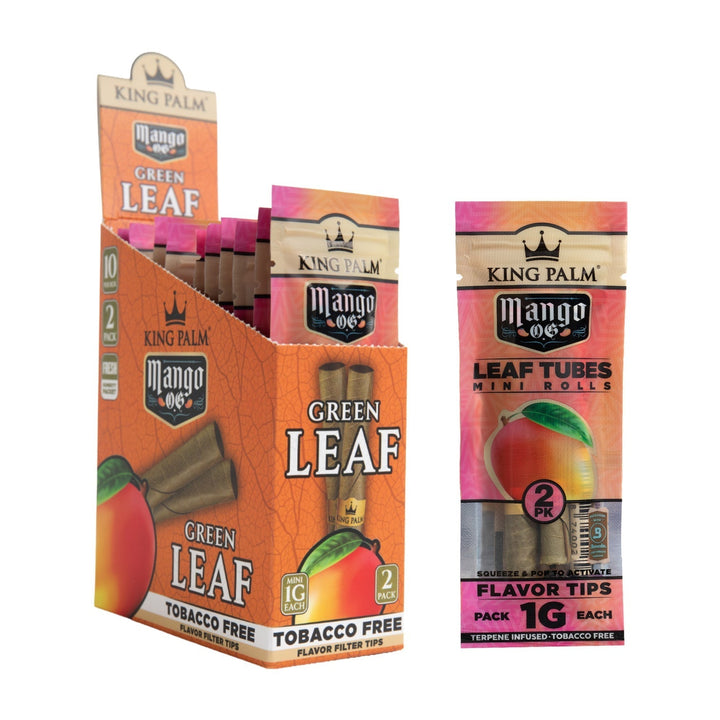 King Palm Flavored Mini Rolls Display Box