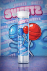 Graphic Design Printed Storage Tubes