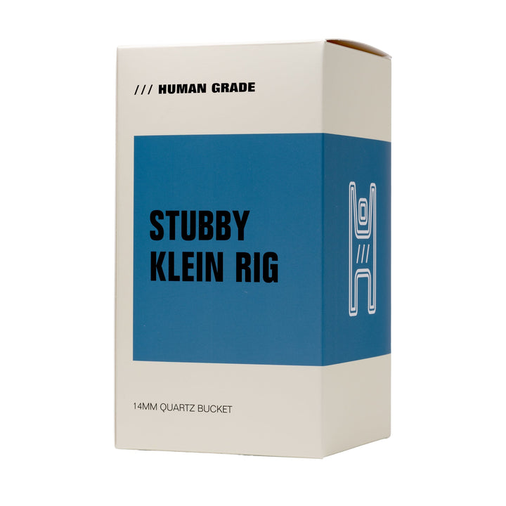 Stubby Klein Recycler Dab Rig with Quartz Banger