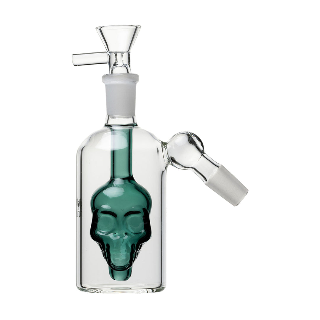 Human Grade Skull Perc Ash Catcher for Water Pipes