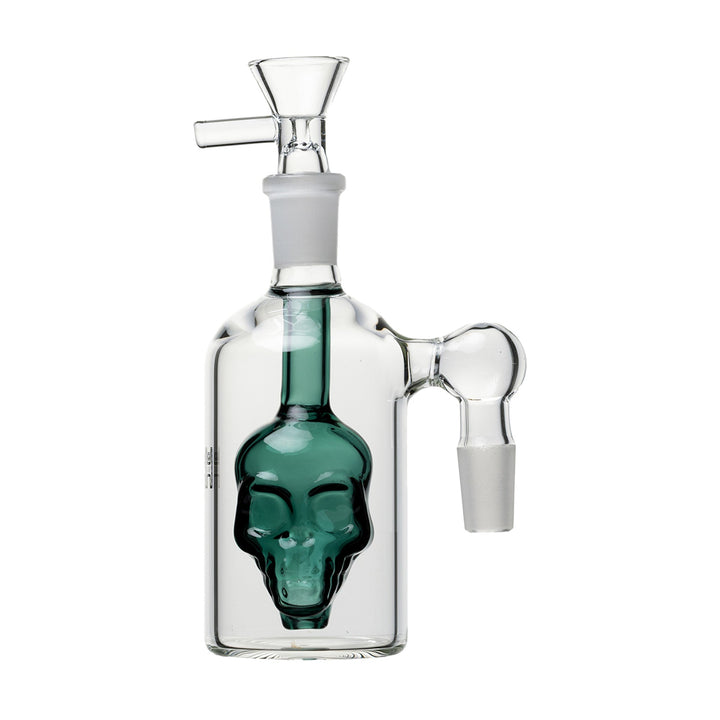 Human Grade Skull Perc Ash Catcher for Water Pipes