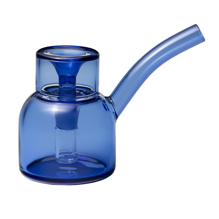 Art Deco Borosilicate Glass Bubbler
