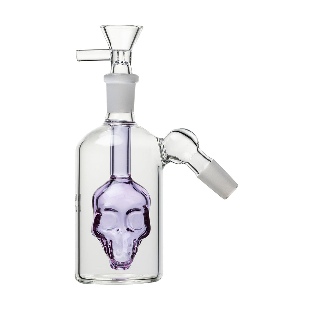 Human Grade Skull Perc Ash Catcher for Water Pipes