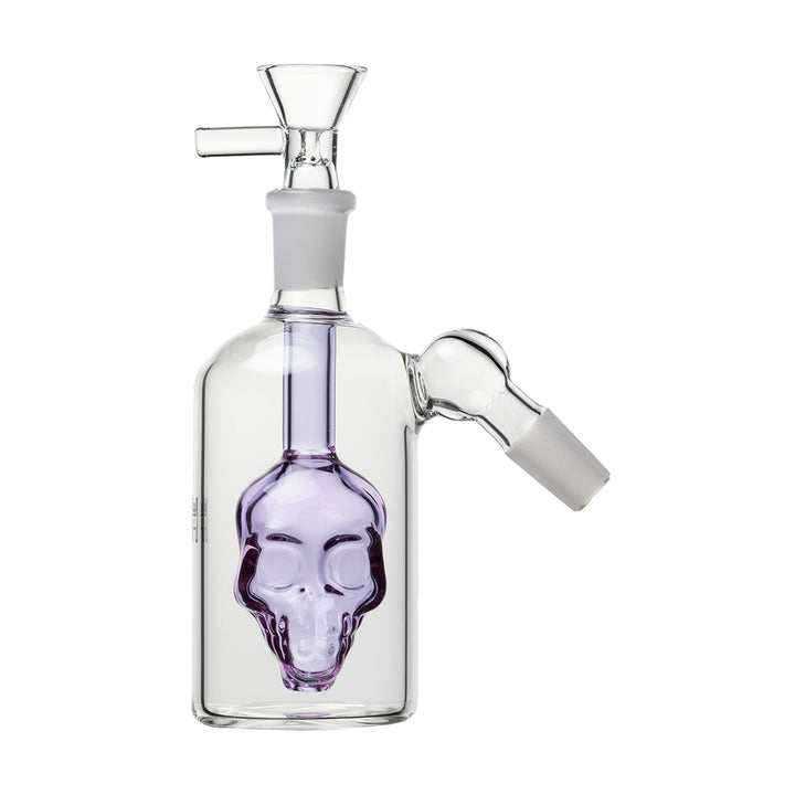 Human Grade Skull Perc Ash Catcher for Water Pipes