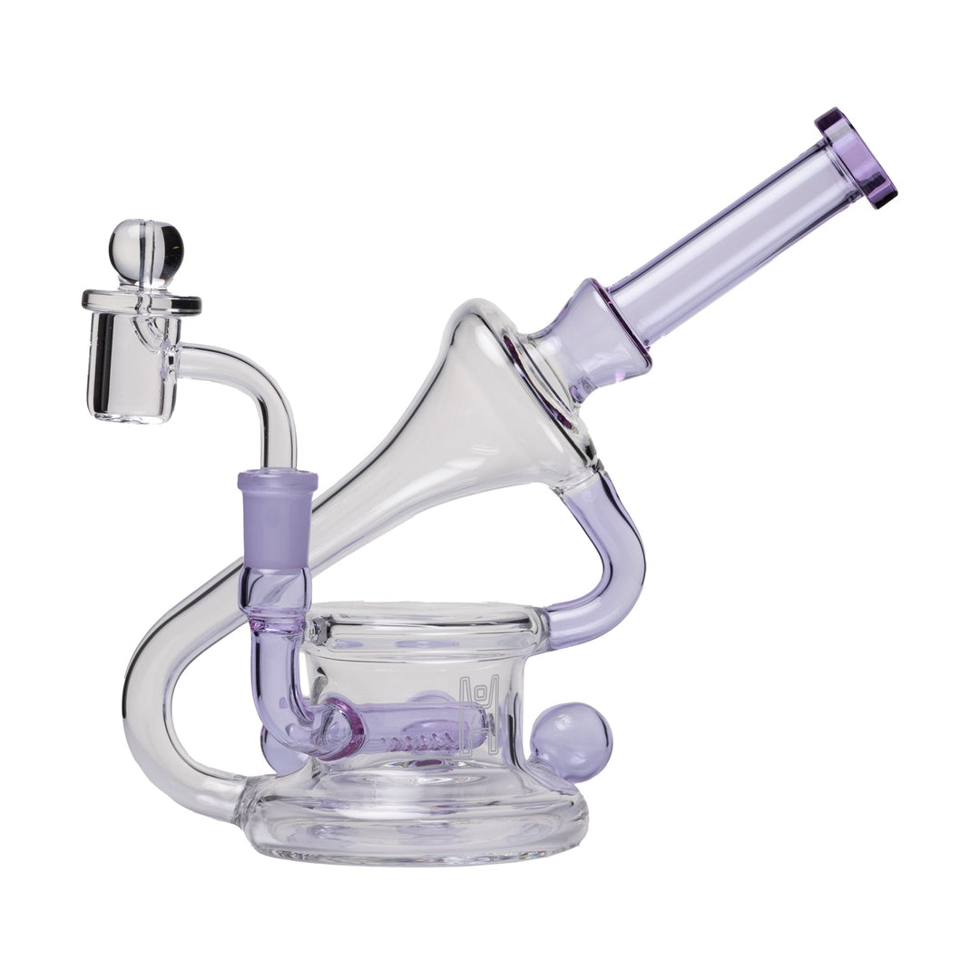 7.5" Triple Marble Recycler Dab Rig