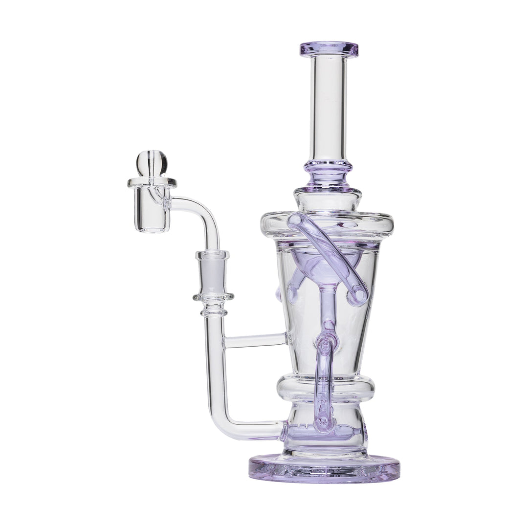 10.25 Inch Straight Recycler Dab Rig - Borosilicate