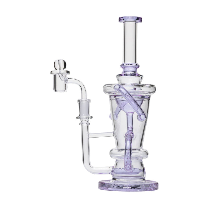 10.25 Inch Straight Recycler Dab Rig - Borosilicate