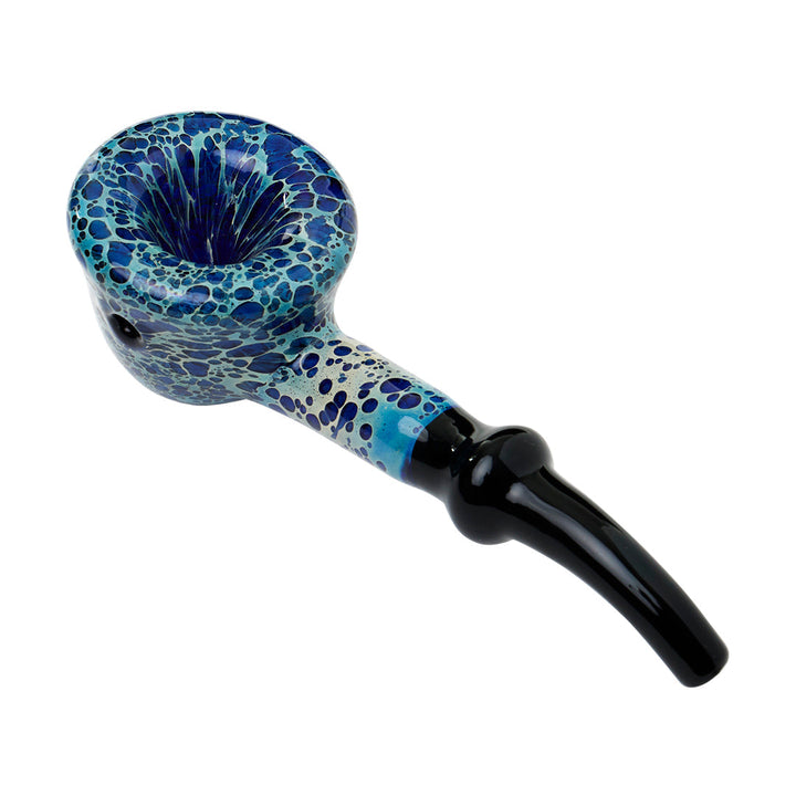 Fleur Two-Tone Glass Hand Pipe 4.5 Inch