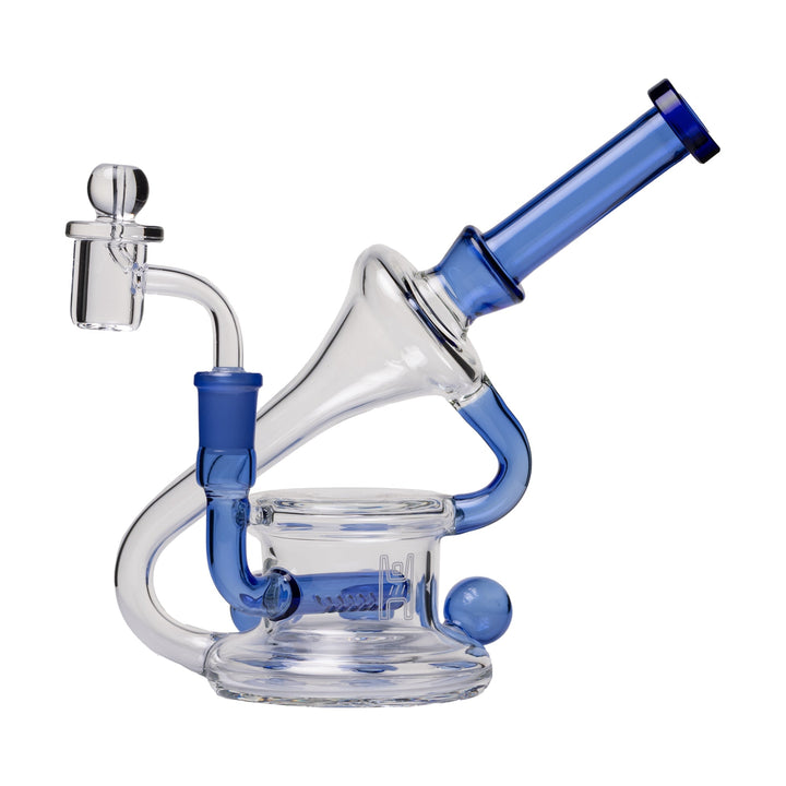 7.5" Triple Marble Recycler Dab Rig