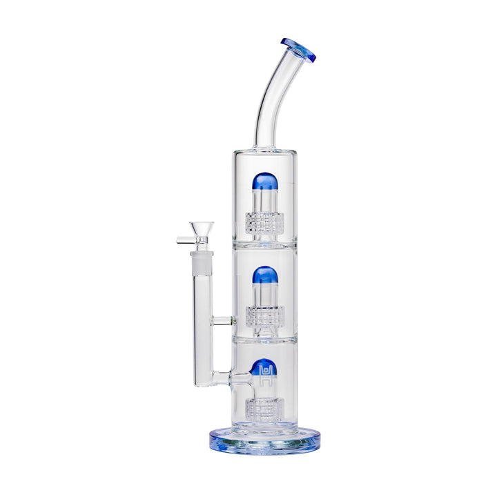 Trinity Triple Perc Borosilicate Water Pipe