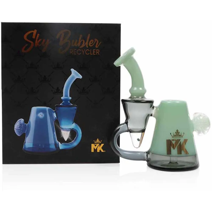 MK Glass Sky Recycler Bubbler