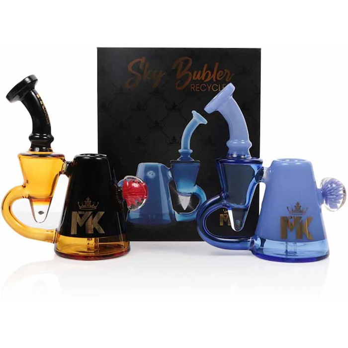 MK Glass Sky Recycler Bubbler