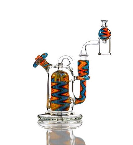 WigWag Glass Rig with Matching Cap