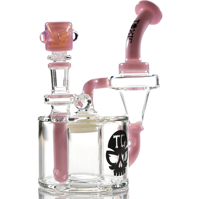 Toxic Stash Recycler Glass Water Pipe