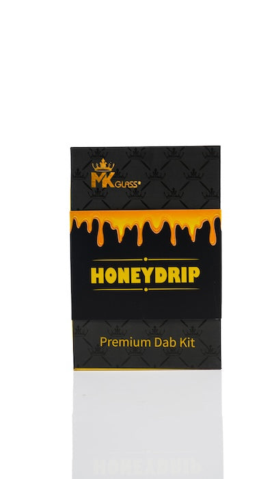 MK Glass 9" Honeydrip Bee Water Pipe