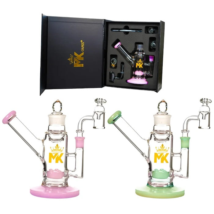 MK Glass 7-Inch Rig with Built-In Stash Jar