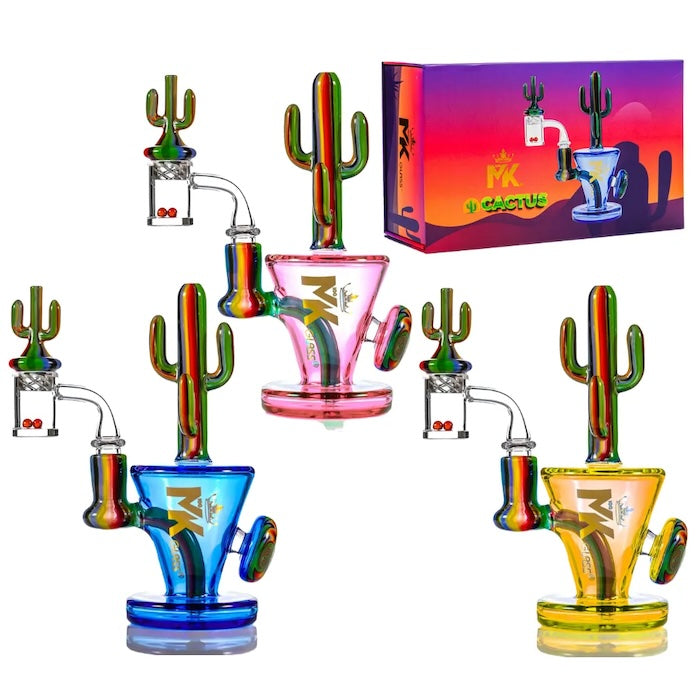 MK Glass Cactus Themed Dab Rig Kit