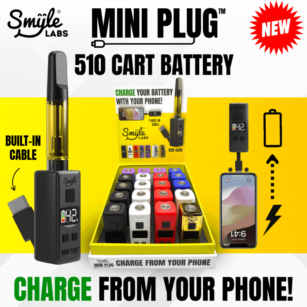 Smyle Mini Plug 510 Battery with Built-in USB-C