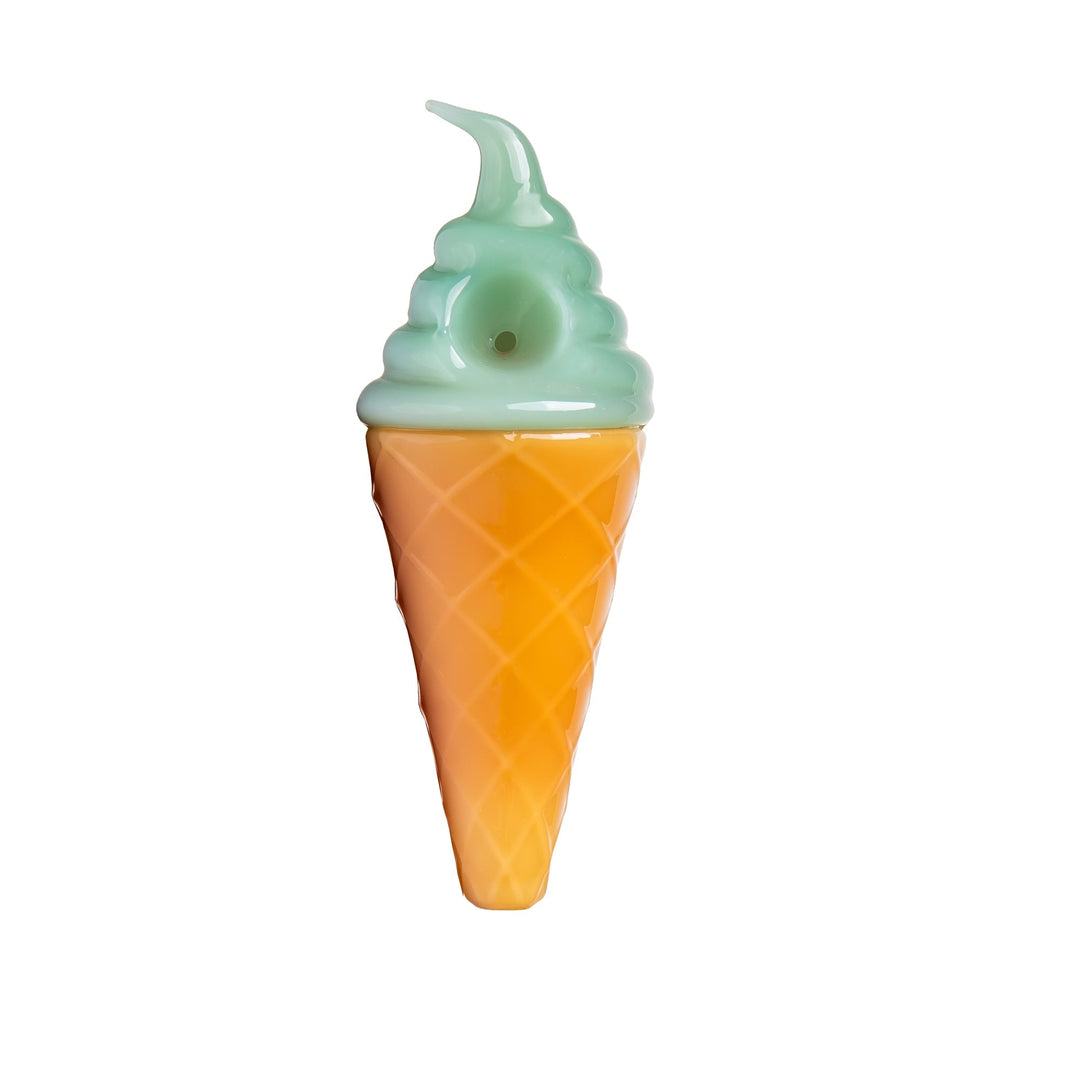 4.5 Inch Ice Cream Cone Glass Pipe
