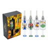 8 Inch Chilled Nectar Collector with Screw-On Ceramic Tip