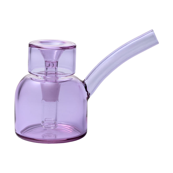 Art Deco Borosilicate Glass Bubbler