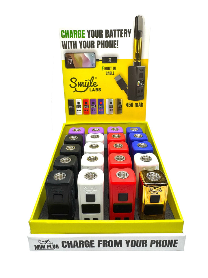 Smyle Mini Plug 510 Battery with Built-in USB-C