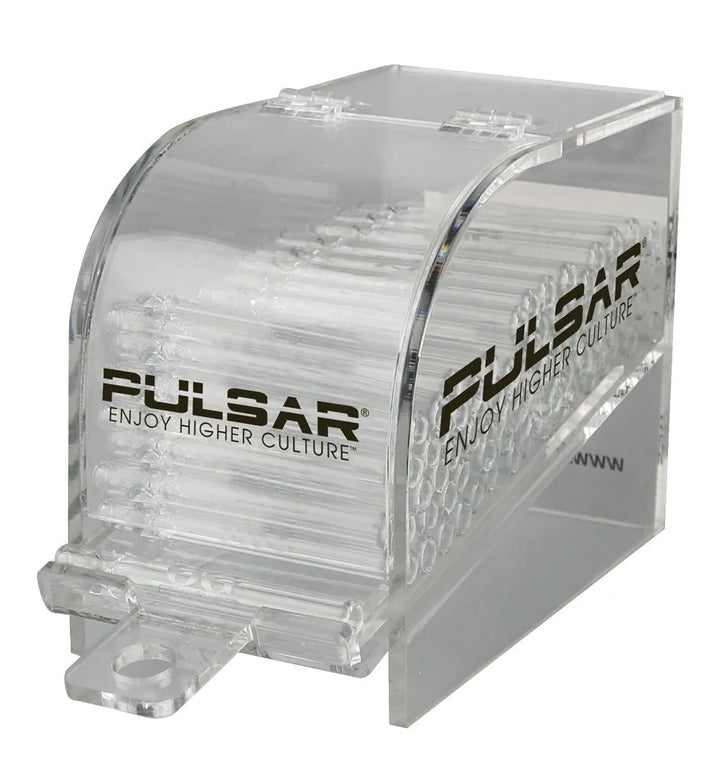 Bulk Clear Glass Chillum Display - 100 Count