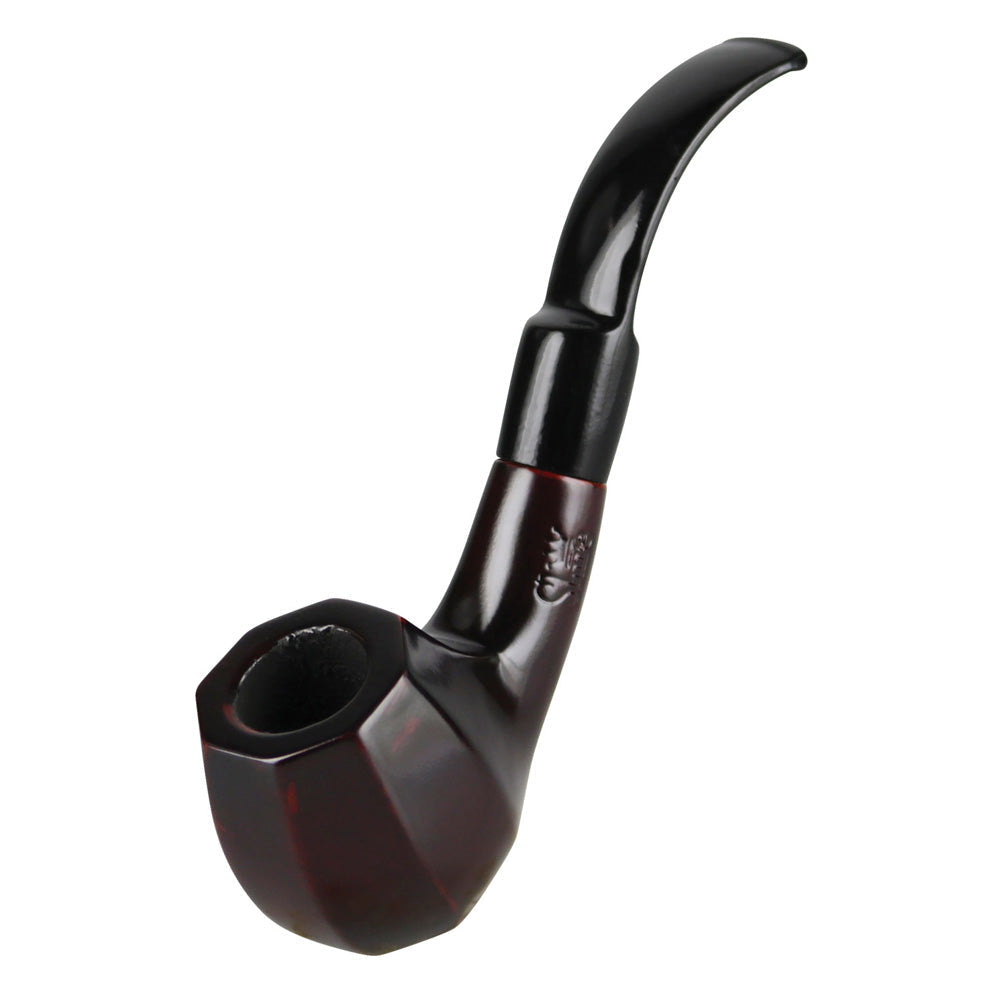 Cherry Wood Bent Octagon Pipe 5.5 Inch