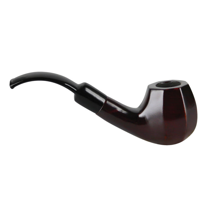 Cherry Wood Bent Octagon Pipe 5.5 Inch