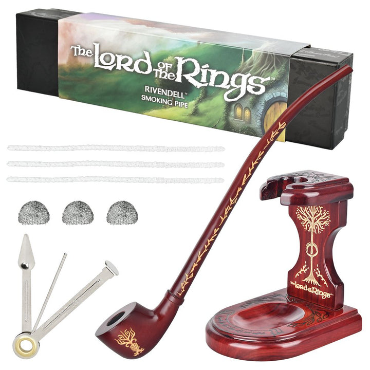 Rivendell Churchwarden Pipe & Middle-Earth Stand