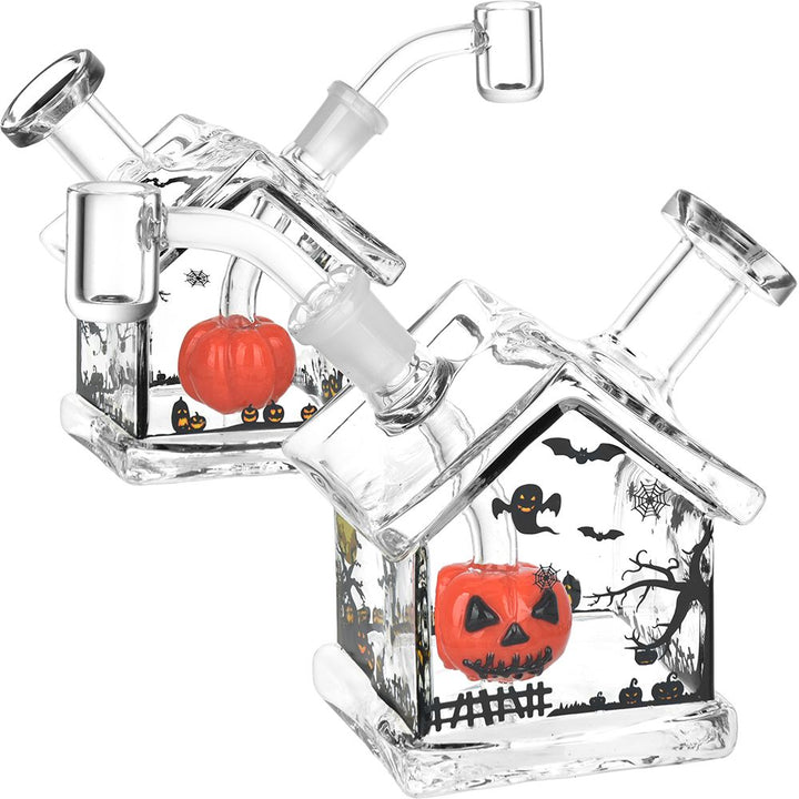 Mini Halloween House Dab Rig - 4.5 Inch