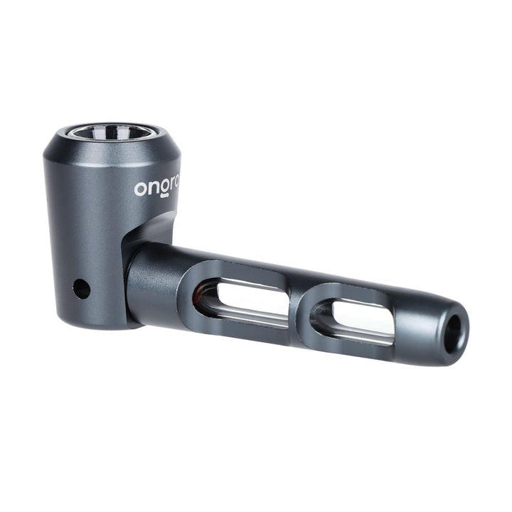 Durable Aluminum & Glass Spoon Pipe - 4.25"