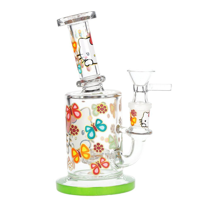 6.25 Inch Kitty Decal Water Pipe