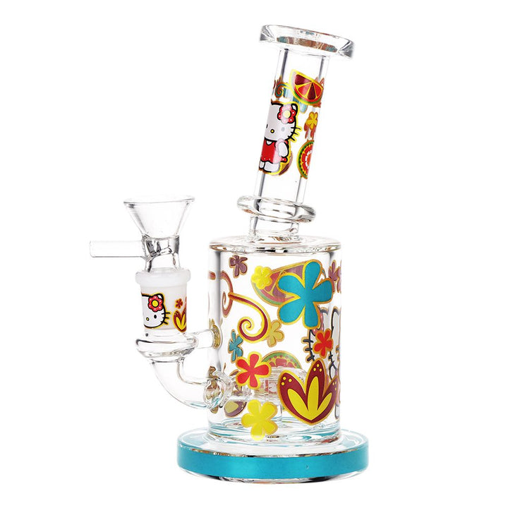 6.25 Inch Kitty Decal Water Pipe
